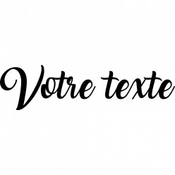 Stickers texte personnalisé