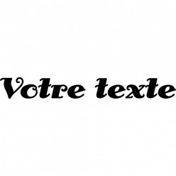 Stickers texte personnalisé