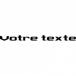 Stickers texte personnalisé