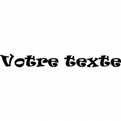 Stickers texte personnalisé