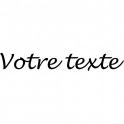 Stickers texte personnalisé