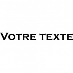 Stickers texte personnalisé