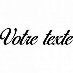 Stickers texte personnalisé