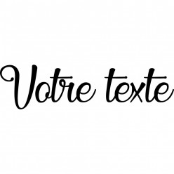 Stickers texte personnalisé