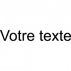 Stickers texte personnalisé