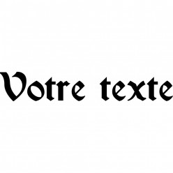 Stickers texte personnalisé