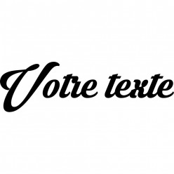 Stickers texte personnalisé