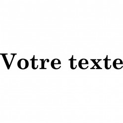 Stickers texte personnalisé