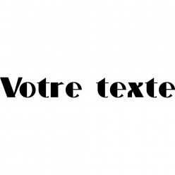 Stickers texte personnalisé