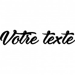 Stickers texte personnalisé