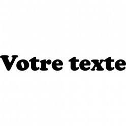 Stickers texte personnalisé