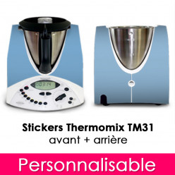 Stickers Thermomix TM 31 Personnalisable Avant et Arrière