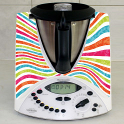 Stickers Thermomix TM 31 Rayé multicolor 