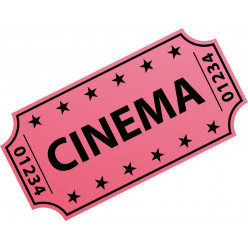 Stickers ticket cinema