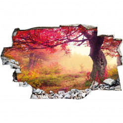 Stickers Trompe l'oeil 3D - Automne 2