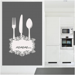 Stickers velleda cuisine couverts