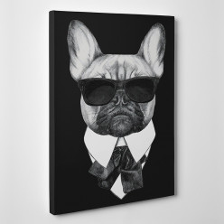 Tableau toile - Bouledogue Boss