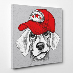 Tableau toile - Chien 33