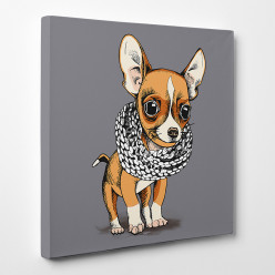 Tableau toile - Chihuahua Cool 4