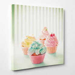 Tableau toile - Cupcakes