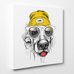 Tableau toile - Dog Cool