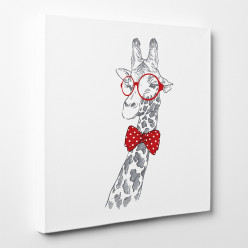 Tableau toile - Girafe Cool 7