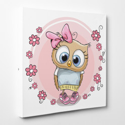 Tableau toile - Hibou 8