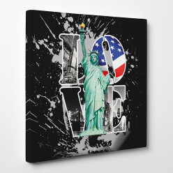 Tableau toile - New York Love 3