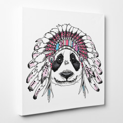 Tableau toile - Panda Indien