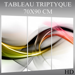 Triptyque Forex Abstrait