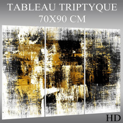 Triptyque Forex Abstrait