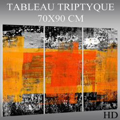 Triptyque Forex Abstrait