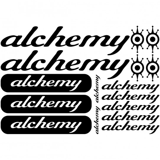 Kit stickers vélo alchemy bikes