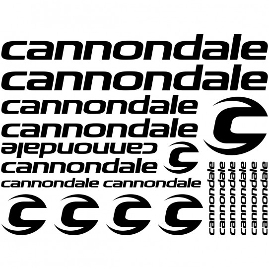 Kit stickers vélo cannondale bikes