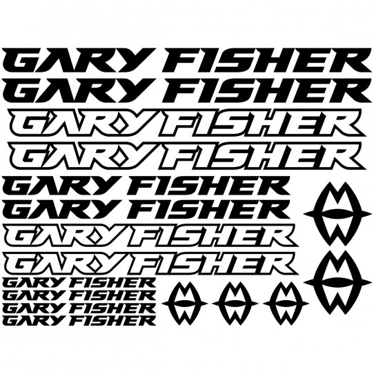Kit stickers vélo gary fisher bikes