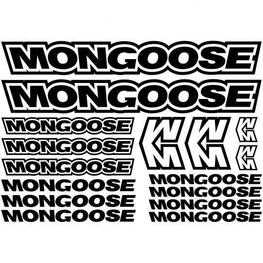 Kit stickers vélo mongoose bikes