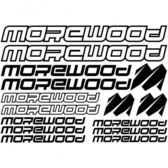Kit stickers vélo morewood bikes