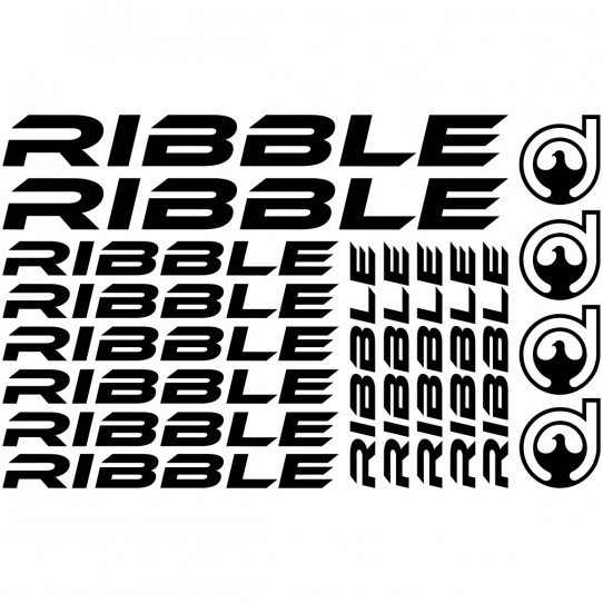 Kit stickers vélo ribble bikes