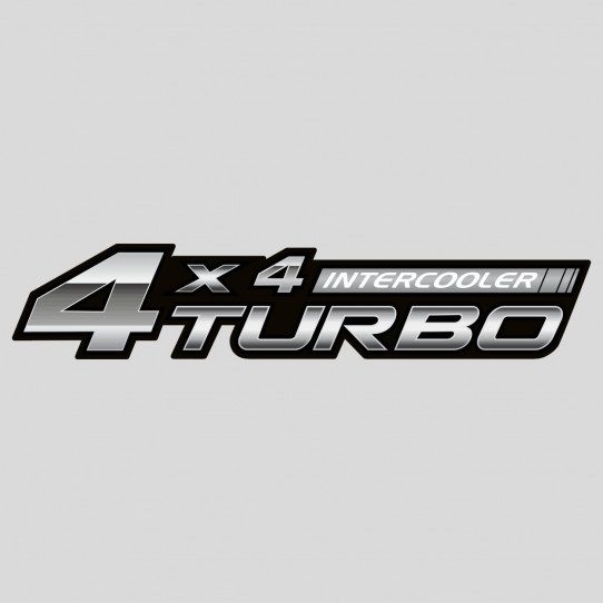 Stickers 4x4 turbo intercooler