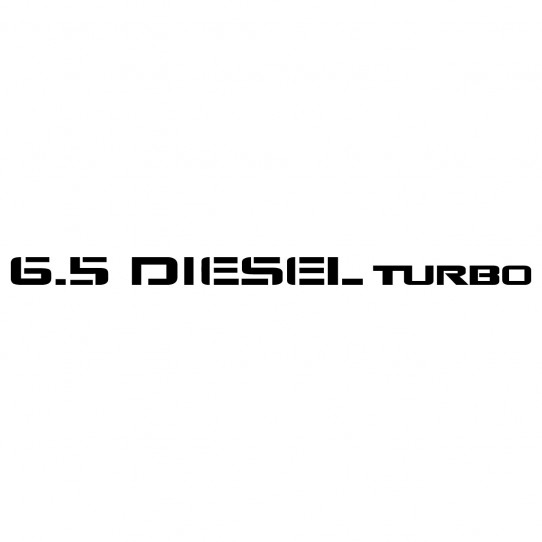 Stickers 6.5 diesel turbo