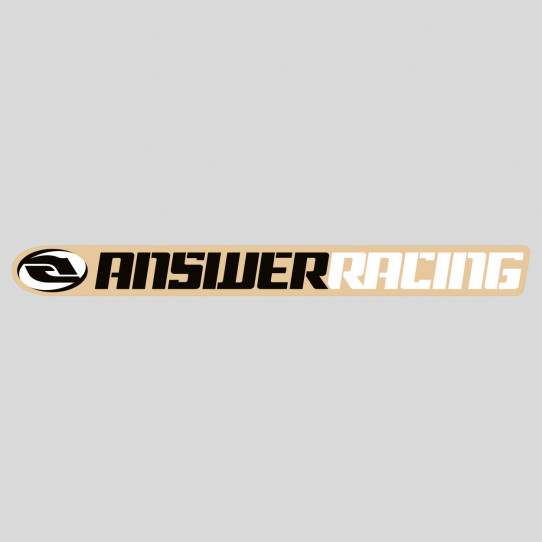 Stickers answer racing