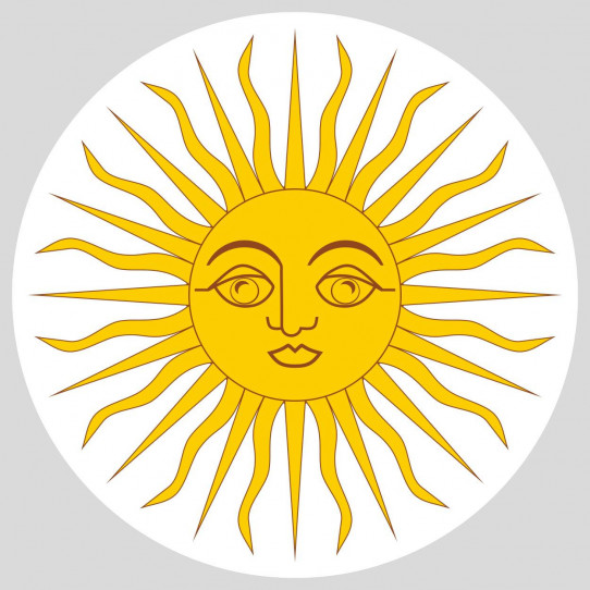 Stickers argentine soleil