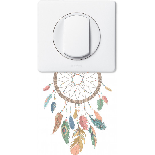 Stickers attrape-rêves pour prise et interrupteur