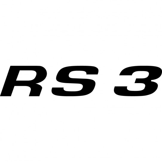 Stickers audi RS3