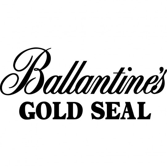 Stickers ballantines gold seal