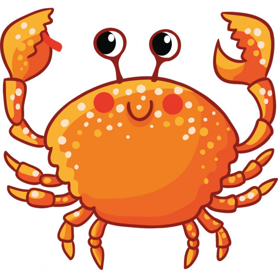 Stickers crabe