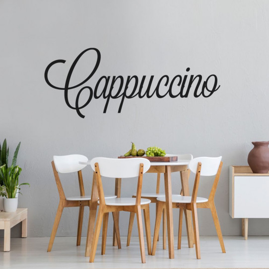 Stickers cuisine cappuccino