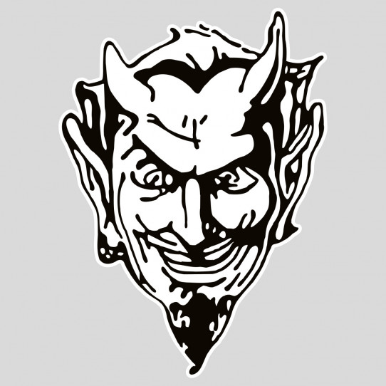 Stickers Devil Head