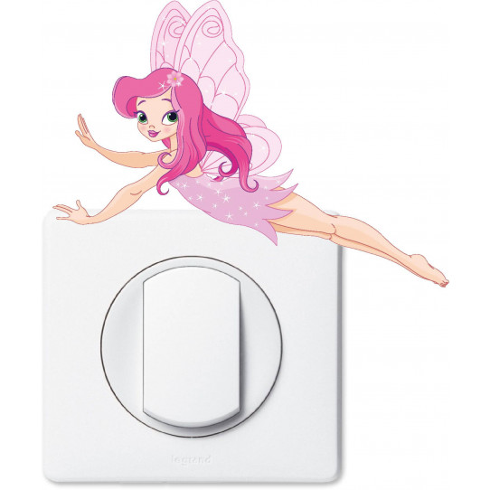 Stickers fée pour prise et interrupteur