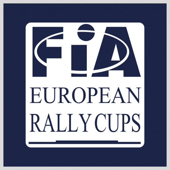 Stickers Fia european rally cups